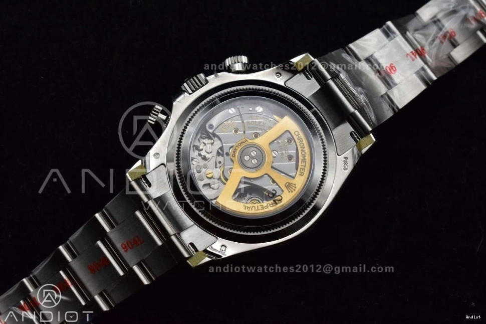 Clone Bracelet Ice Asian SS Markers Dial DD4131 SS on Sticks 904L Best Edition Blue 904L 126506 Daytona 1:1 VSF Super 0511